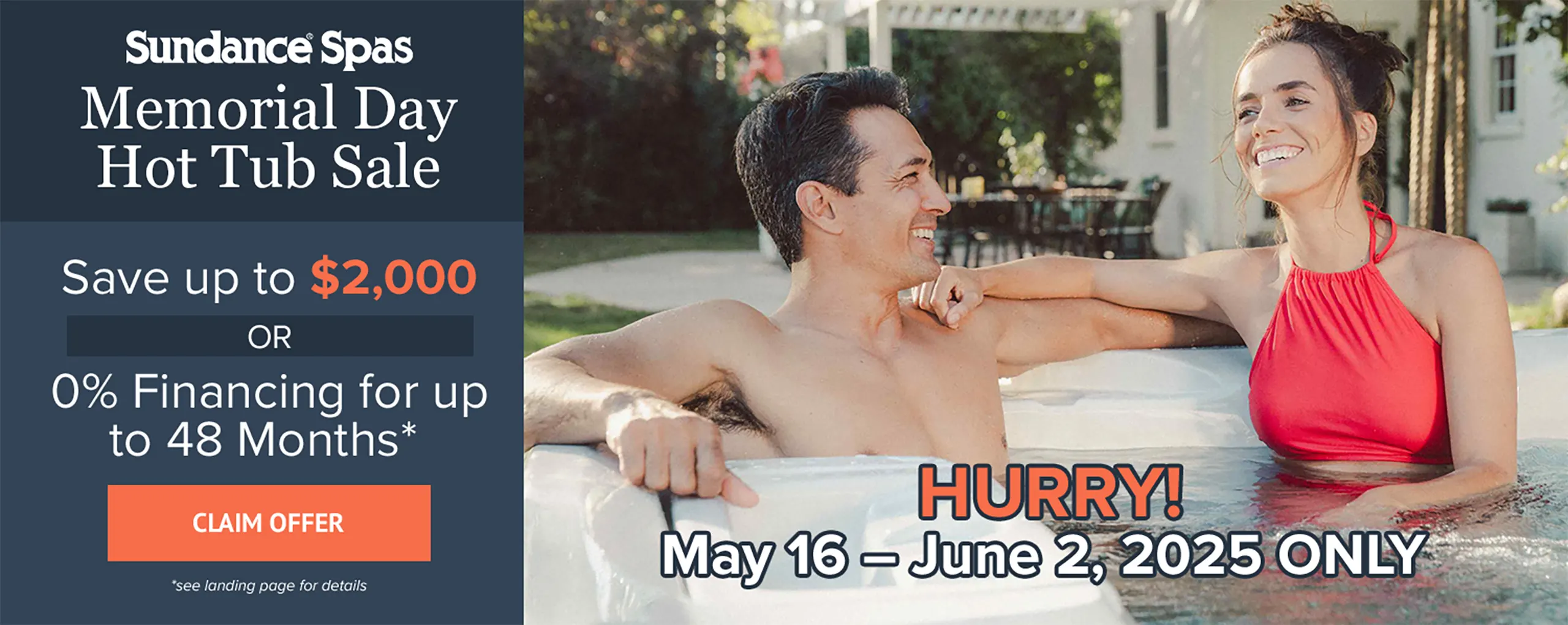 Memorial Day Hot Tub Sale