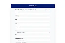 Quick Contact Form